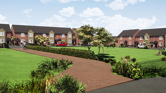 New Homes With Open Space At College Way