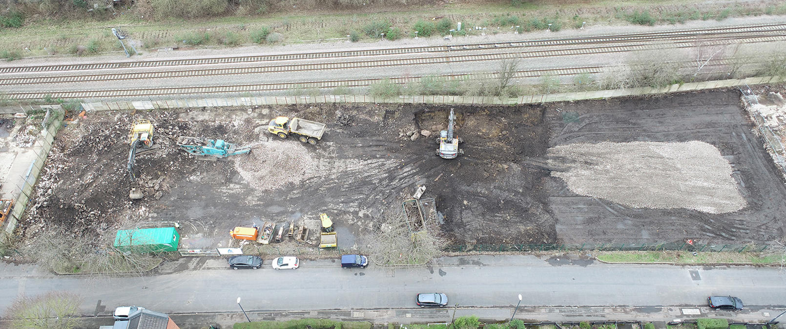Cotton Lane aerial footage
