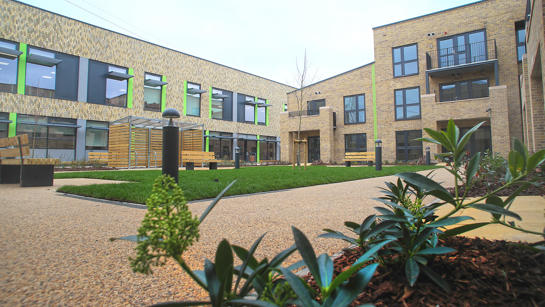 Communal courtyard Communal courtyard