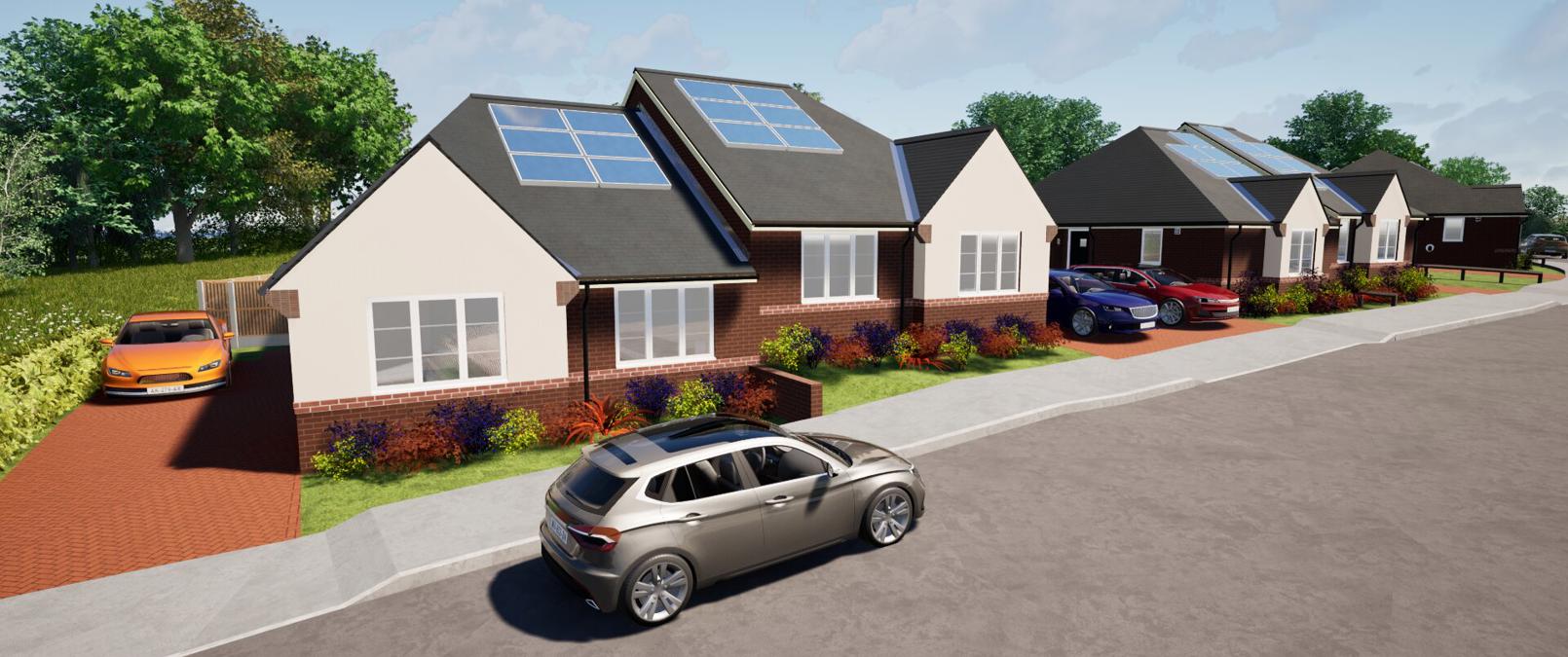 CGI bungalows